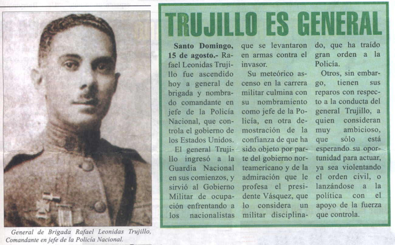Artículo sobre ascenso de Trujillo