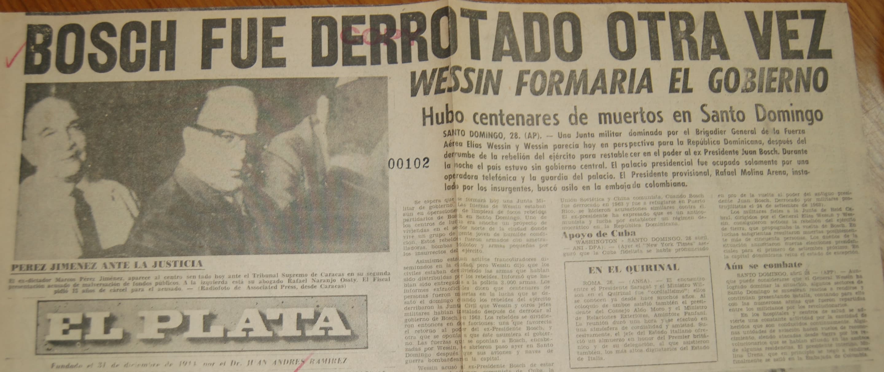 Bosch fue derrotado otra vez, 28 abril 1965 2