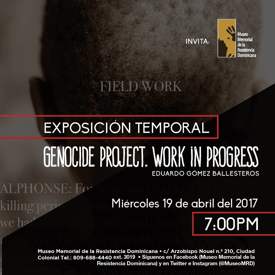 Exposición Temporal GENOCIDE PROJECT