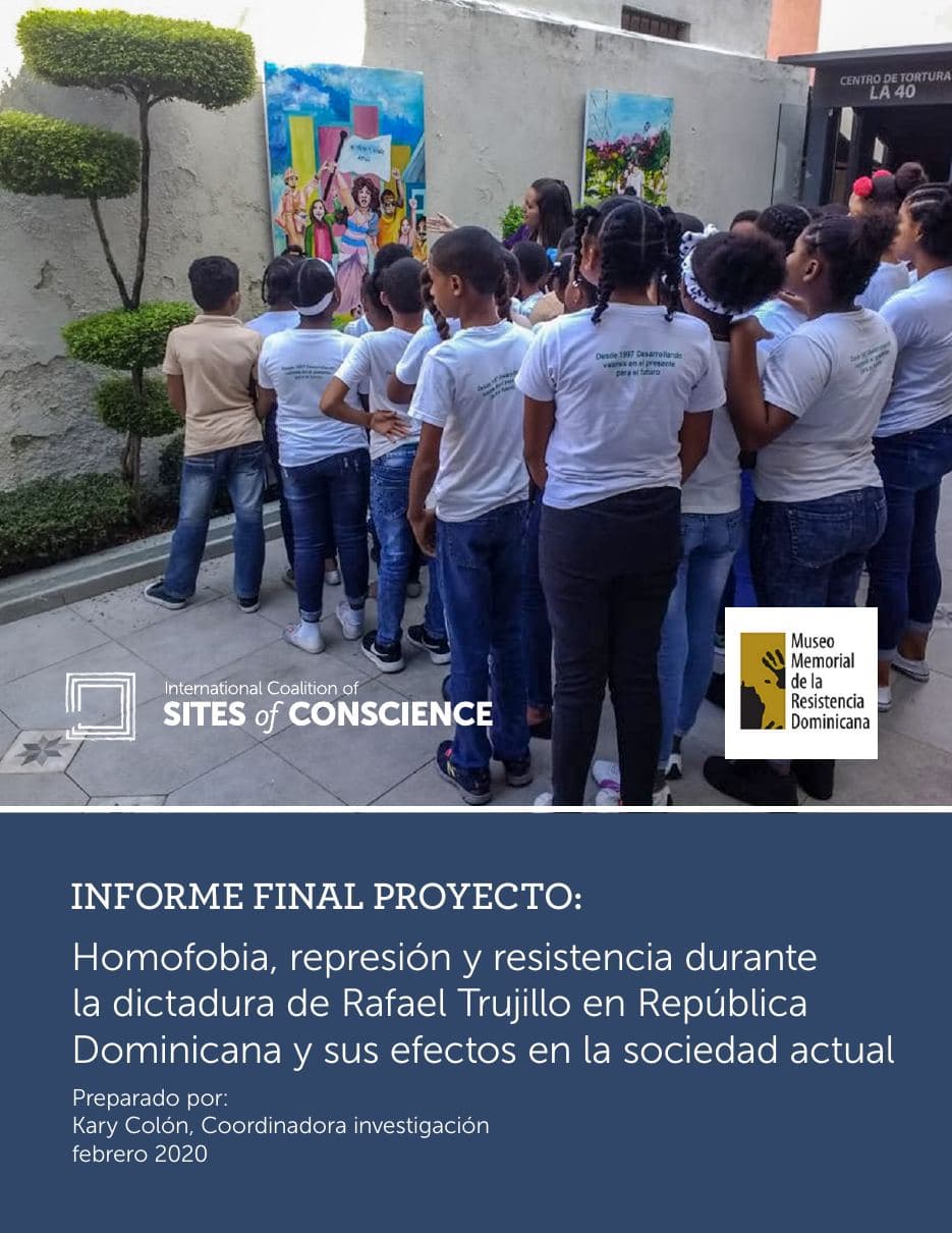 Portada de Informe final proyecto Homofobia, represión y resistencia dura