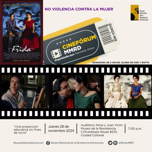 Jueves 28 de noviembre Cinefórum MMRD – Frida, matices de una pasión