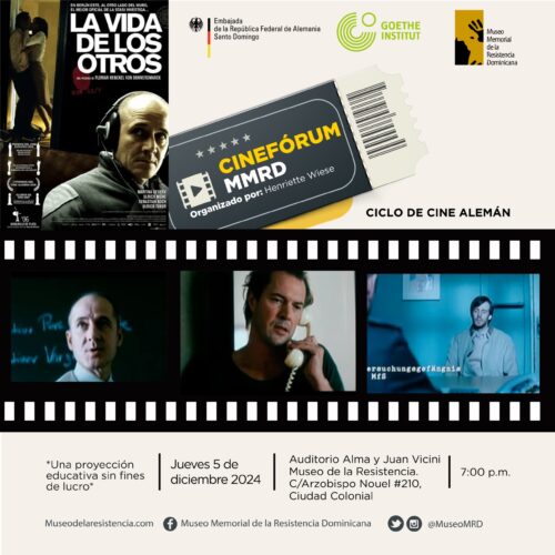 Jueves 5 de diciembre Cinefórum MMRD – La Vida de los Otros